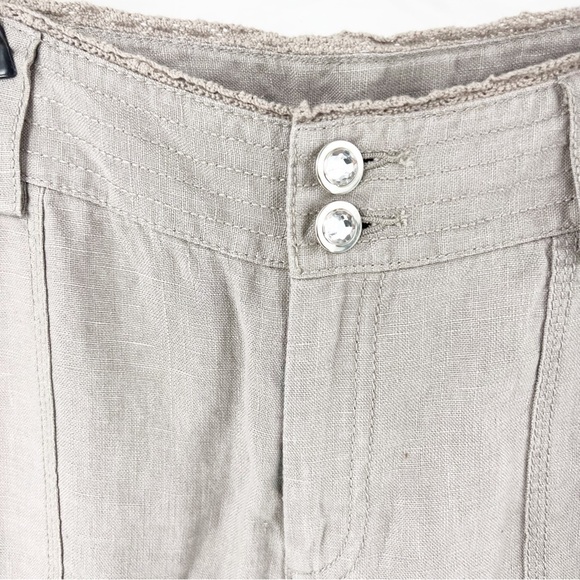 ✅ NWT INC INTERNATIONAL TRUFFLE TAUPE LINEN PANTS SIZE 12 LONG - Picture 5 of 9